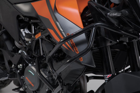 Protecciones sup. de motor para KTM original. Negro. KTM 390 Adv (19-).